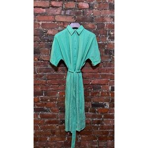 Cos linen shirt dress with belt